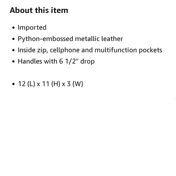 Coach python bag - Picture 8 of 8